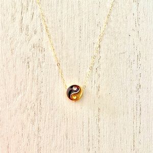 FINAL SALE….10K Ying Yang Necklace